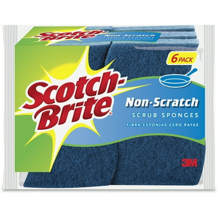 Scotch-Brite Non-Scratch Scrub Sponges, 6 Ct