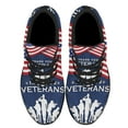 thumbnail image 2 of Thank You Veterans The US American flag Shoes Sneakers for Women Men Black Size 11, 2 of 7