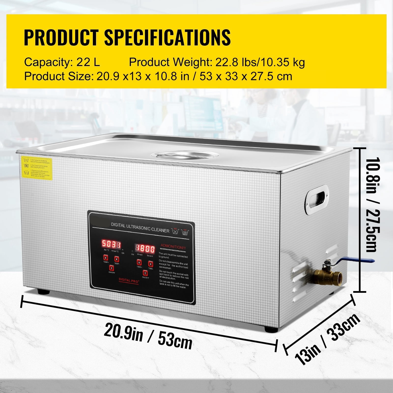 2L 3L 6L 10L 22L 30L Ultrasonic Cleaner Stainless Steel Portable Heated Cleaning Washing Machine Ultrasound Home Appliance