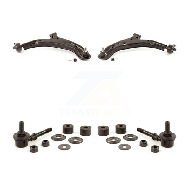 TOR Front Suspension Control Arm and Ball Joint Assembly Stabilizer Bar Link Kit for Car Nissan Sentra - Left Right Side (Driver Passenger) KTR-100095