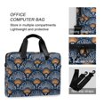 thumbnail image 4 of FORMRS 16" Laptop Bag Carrying Sleeve Case with Handle Travel Shoulder Briefcase, Blue Elegant Geometric, 4 of 8