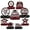 Maroon, variant on HeaCare 9PCS Graduation Decorations 2025 Congrats Grad Table Centerpiece Congratulate Graduation Honeycomb Table Toppers for Graduation Party Supplies
