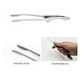 thumbnail image 4 of Pinzas para alimentos de acero inoxidable, pinzas antideslizantes para servir alimentos, abrazadera de metal para alimentos, 4 of 5