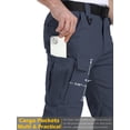 thumbnail image 4 of MANSDOUR Men's Flex Work Pants Lightweight Cotton Stretch Outdoor Hiking Cargo Pants, 4 of 8