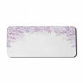 thumbnail image 1 of Flower Computer Mouse Pad, Framing Lilac Flowers in Blossom Vernal Season Soothing Color Shades, Rectangle Non-Slip Rubber Mousepad X-Large, 35" x 15" Gaming Size, Pale Mauve Lavender, by Ambesonne, 1 of 2