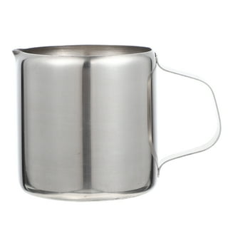 Milk Frothing Pitcher Stainless Steel Milk Frothing Cup Coffee Frother Cup 600ml, Size: 13x10cm