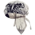 thumbnail image 2 of Buy Caps and Hats Patriotic American Flag Skull Cap Headwrap One Size Multicolor (One Size, White Eagle with SWEATBAND), 2 of 3