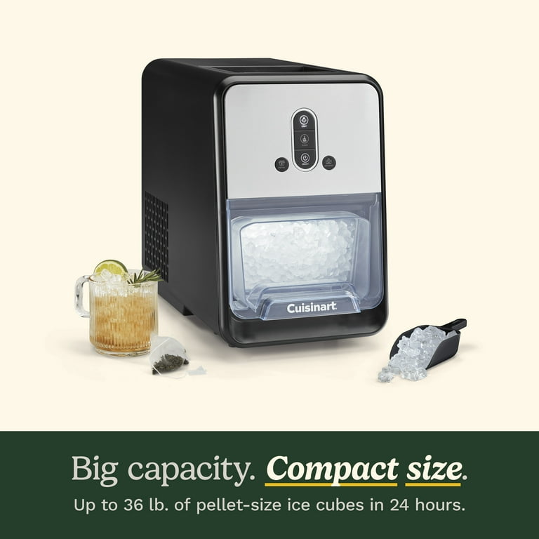 na7  新品☆クイジナートCuisinartターナー☆ブラック☆ Cuisinart Nugget Ice Cube Maker, Black IMC-12SS - Walmart.com