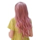 thumbnail image 3 of LC313 Peluca larga ondulada rosa con raya al medio y cabello completo rizado, pelucas sintéticas para disfraz de cosplay para mujeres, 3 of 15
