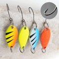 thumbnail image 4 of Fishing Kit Fishing Trout Lures - 12 Pieces Trout and Bass Fishing Bait Lures - Different Multicolor with Single Hook and Lure Box - for Sea Trout and, 4 of 10