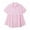 *Pink, variant on VBVC Women's and Women's Plus Button Down Shirt , Ladies' Short Sleeve Smock Tunic Top , Striped Babydoll Summer Flowy Blouse For Women, Black , S-5XL