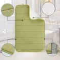 thumbnail image 5 of Unique Bargains 2Pcs Soft Memory Foam Bath Mat 17" x 24" Non Skid Yellow Green, 5 of 8