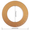 thumbnail image 2 of Stainless Steel Circle Ruler with Scale 5'' Drawing Circle Stencil Ruler Round Geometry Ruler Carpenter Drafting Tools, 2 of 7