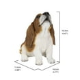 thumbnail image 5 of Hi-Line Gift Ltd 87703-O Howling Basset Hound Puppy Statue, 6.42-inch Height, 5 of 8