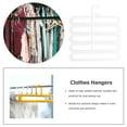 thumbnail image 6 of CATIEBYE 5Pcs Traceless Hanger Coat Hangers Plastic Simple Design for Home Organization Family 16.1X6.7in, 6 of 8