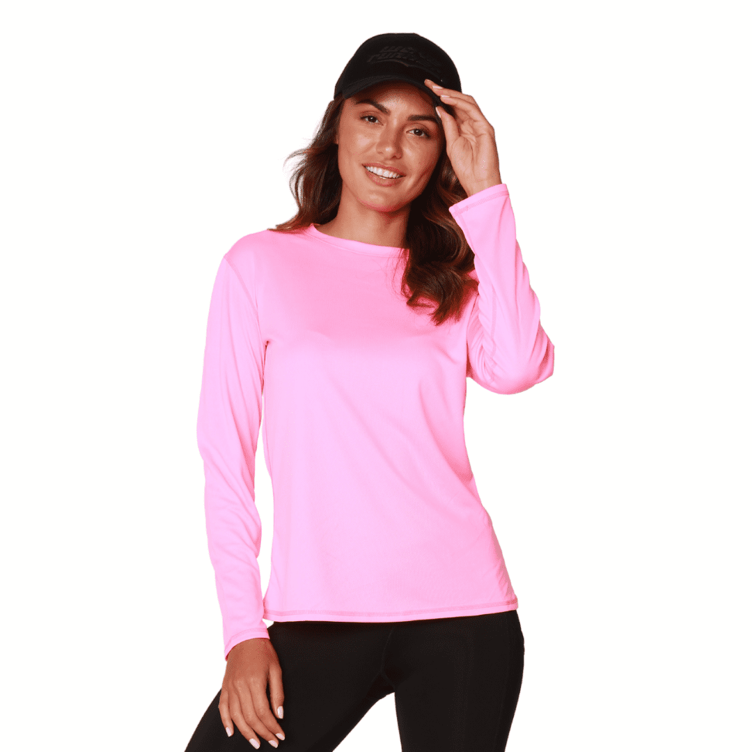 Women's UPF50+ Long Sleeve UV Sun Protection Shirts Quick Dry Rash Guard  Swim Outdoor T-Shirt for Fishing Running Workout