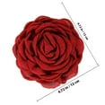 thumbnail image 2 of unbranded Pinza Para En Color Rojo Oscuro Floral Ideal Para Bodas Y Uso Diario, 2 of 8