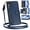 Blue, variant on ShellTech Zipper Wallet Case for iPhone 11,Magnetic Closure Premium Leather Card Slots Wallet Case with Crossbody Shoulder Strap / Wrist Strap Shockproof Kickstand Cover,Blue