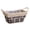 D, variant on Storage Basket,with Double-Sided Handles,Waterproof Lined Woven Decorative Bin,for Home Organization And Storage