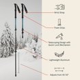 thumbnail image 4 of Paquete de raquetas de nieve y bastones de senderismo Retrospec Superior Blue, 4 of 8