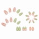 thumbnail image 2 of Juego de parches para uñas HUOGUO Floral, tipo pegamento extraíble, 24 unidades, 2 of 5