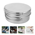 thumbnail image 3 of 1 Set of Camping Pot Pan Set Stainless Steel Camping Cookware Camping Cooking Utensils, 3 of 9