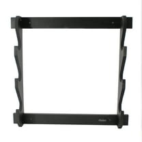 Rush Creek Creations  3 Gun Wall Storage Rack, Indoor Gun Wall Mount for Rifles or Shotguns, Safe Gun Storage, Great Gun Display Rack, Black Finish