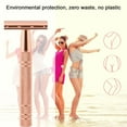 thumbnail image 3 of Porable Razor Ecological Zero Waste And Plastic Free Double Edge Razor Stainless Steel Manual Shaver, 3 of 11