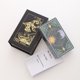 thumbnail image 3 of Sol y Luna Azul nueva hoja de oro carta de tarot tarot estampado en caliente impresión en color plástico PVC juego de mesa impermeable naipes al por mayor, 3 of 5
