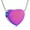 Colorful, variant on Cremation Jewelry for Ashes - Heart Pendant Memorial Urn Necklace Ashes Holder Stainless Steel Personalized Customization Keepsake