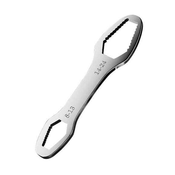 Lttoisl Universal Torque Wrench, Thickened Double-Ended Self-Tightening Automotive Tool 8-22mm, Adjustable Multi-Size Spanner for Home Repair & Auto Fix