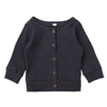 thumbnail image 2 of Boys Girls Button-down Cardigan  Solid Color Sweater  Casual Outerwear, 2 of 9