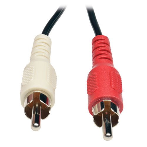 Tripp Lite 6ft Mini Stereo to 2 RCA Audio Y Splitter Adapter Cable 3.5mm M//M 6/'