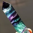 thumbnail image 2 of Clearance Sale!!! Natural Good Luck Stone Rainbow Striped Crystal Fluorite Quartz,Fluorite Crysta Eliminate The Negative Energy Wand Stone for Healing Home Decor, 2 of 6
