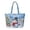 Blue Snowman, variant on Qpednta Christmas Patch Quilted Tote Bag for Women, with Zipper Bible Tote Bag, Large Capacity Women's Lightweight Quilted Tote, for Travel Shopping