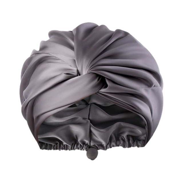 Adult Adjustable Silk Satin Hair Bonnet For Sleeping Double Layer Hair Wrap Sleep Cap Turban For Women Men Curly Straight Hair Long Large Braid Unisex