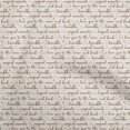 thumbnail image 1 of oneOone Cotton Cambric Light Brown Fabric Text Craft Projects Decor Fabric Printed By The Yard 56 Inch Wide, 1 of 5