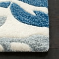 thumbnail image 3 of SAFAVIEH Capri Stephanie Floral Wool Area Rug, Ivory/Blue, 2' x 3', 3 of 10