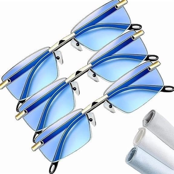 2026 Clarity Blue Glasses Self Adjusting for Women/Men