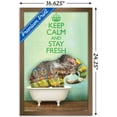thumbnail image 3 of Keep Calm And Stay Fresh Wall Poster, 14.725" x 22.375", Framed, 3 of 3