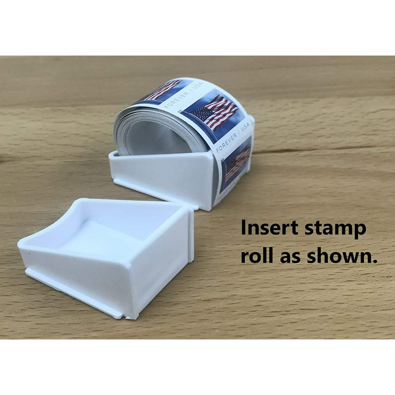 5x Postage Stamp Dispenser for 100 Stamps Roll, Stamp Roll Holder Organizer