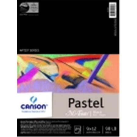 - Canson Mi-Teintes Rough Paper Pad - 9 x 12 in. - 24 Sheets, Black