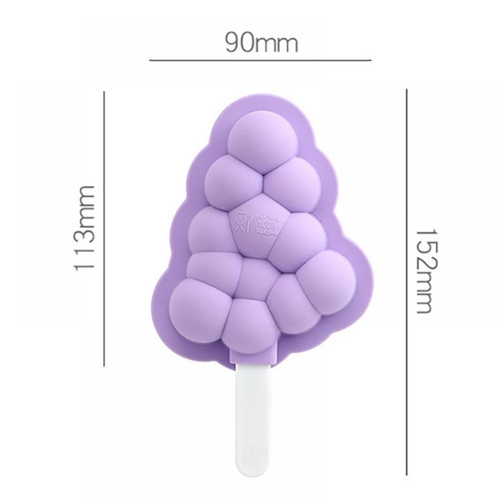 CHICHIC Popsicle Molds Ice Pop Makers Ice Pop Molds Ice Bar Maker Plastic Popsicle Mold Kids Ice Cream Tray Holder Lolly Pops Kitchen Supply(Mixed