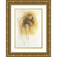 thumbnail image 1 of Palmer, Patrick 23x32 Gold Ornate Wood Framed with Double Matting Museum Art Print Titled - Anna Friel, 1 of 4