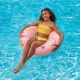 thumbnail image 3 of (3 pack) Inflatable Sweets Swim Tube Pool Float, Pink, for Kids and Adults, Unisex, 3 of 6