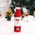 thumbnail image 3 of Decoraciones navideñas, juego de fundas para botellas de vino, regalo de Navidad y fiesta, fundas reutilizables para botellas de vino de Navidad, bolsas de regalo, paquete de 2, 3 of 5