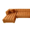 thumbnail image 4 of Ashcroft Furniture Marlow Cognac Velvet U Shape Corner Sofa, 4 of 8