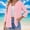 Plus size womens tops-Pink, variant on Homenesgenics Plus Size 3/4 Length Sleeve Womens Tops Women's V-Neck Button-Down Shirt with 3/4 Sleeves Solid Color Cardigan Tunic Summer Blouse Black S