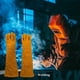 thumbnail image 5 of 1 par de guantes de soldadura de cuero, guantes extralargos, guantes de protección de trabajo resistentes al calor extremo, 5 of 5