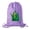 Purple, variant on Easter Basket Backpack Bulk Cotton Drawstring Cinch Bags Easter Bunny Gift Bags - No Peaking